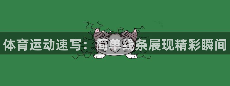意昂3体育：体育运动速写：简单线条展现精彩瞬间
