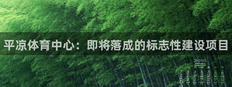 意昂3代理：平凉体育中心：即将落成的标志性建设项目